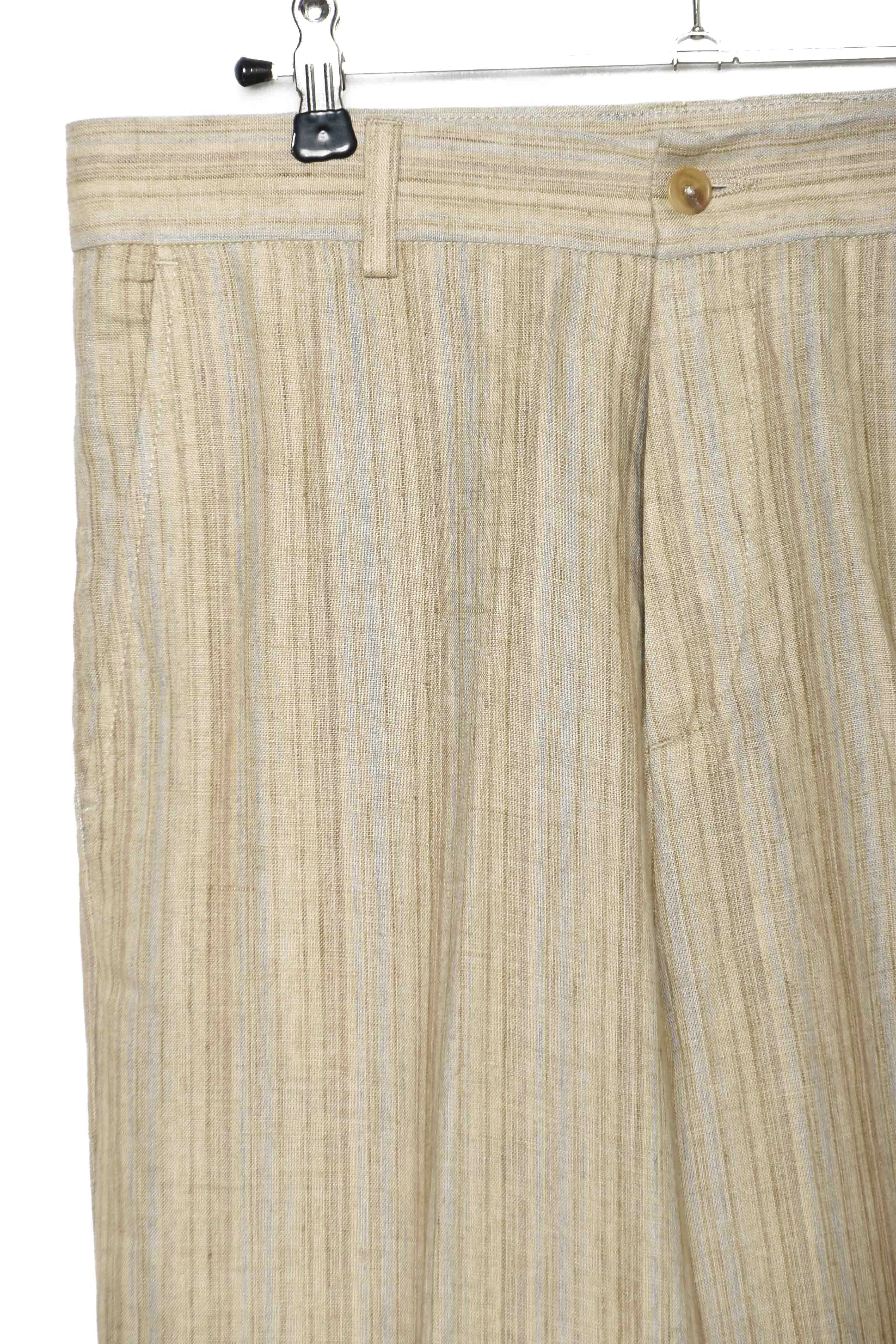 Hope Done Trousers beige stripe