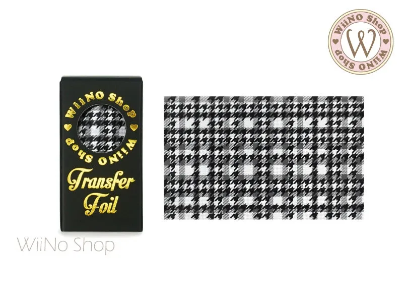 Houndstooth Pattern Nail Transfer Foil (TH-08)