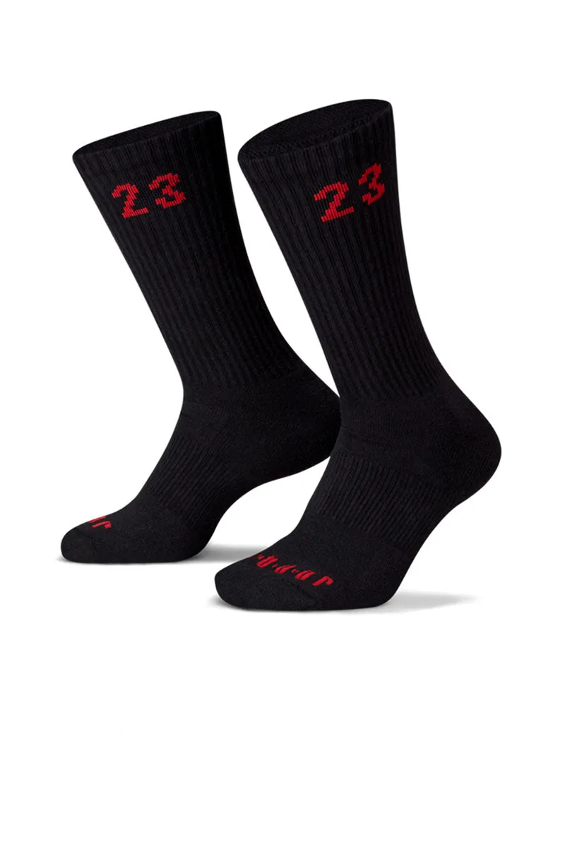 Jordan Essentials Crew Socks 3-Pack - Black