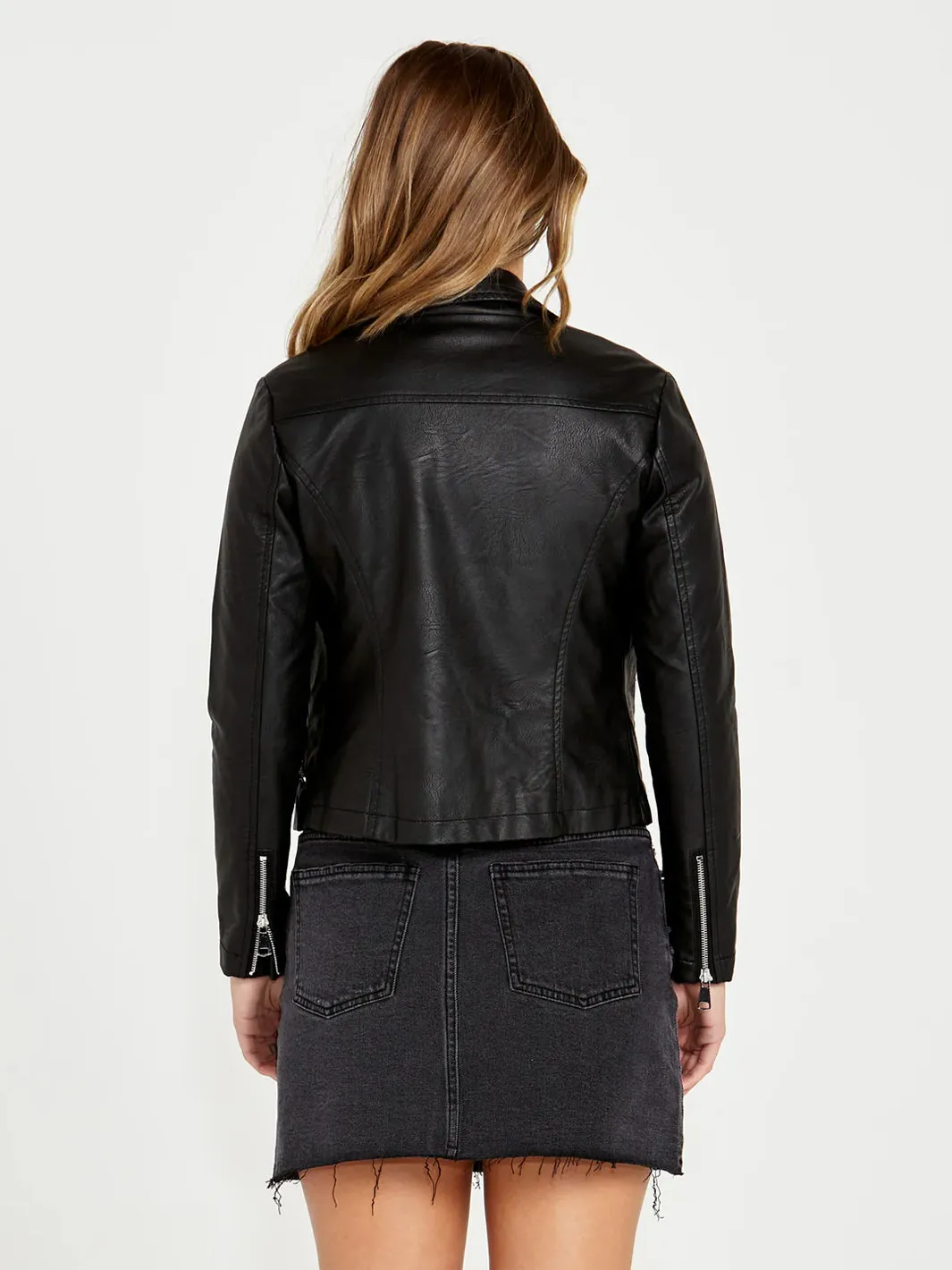 Jovie PU Biker Jacket