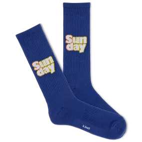 K.Bell Men's Sunday Funday Active Crew Sock