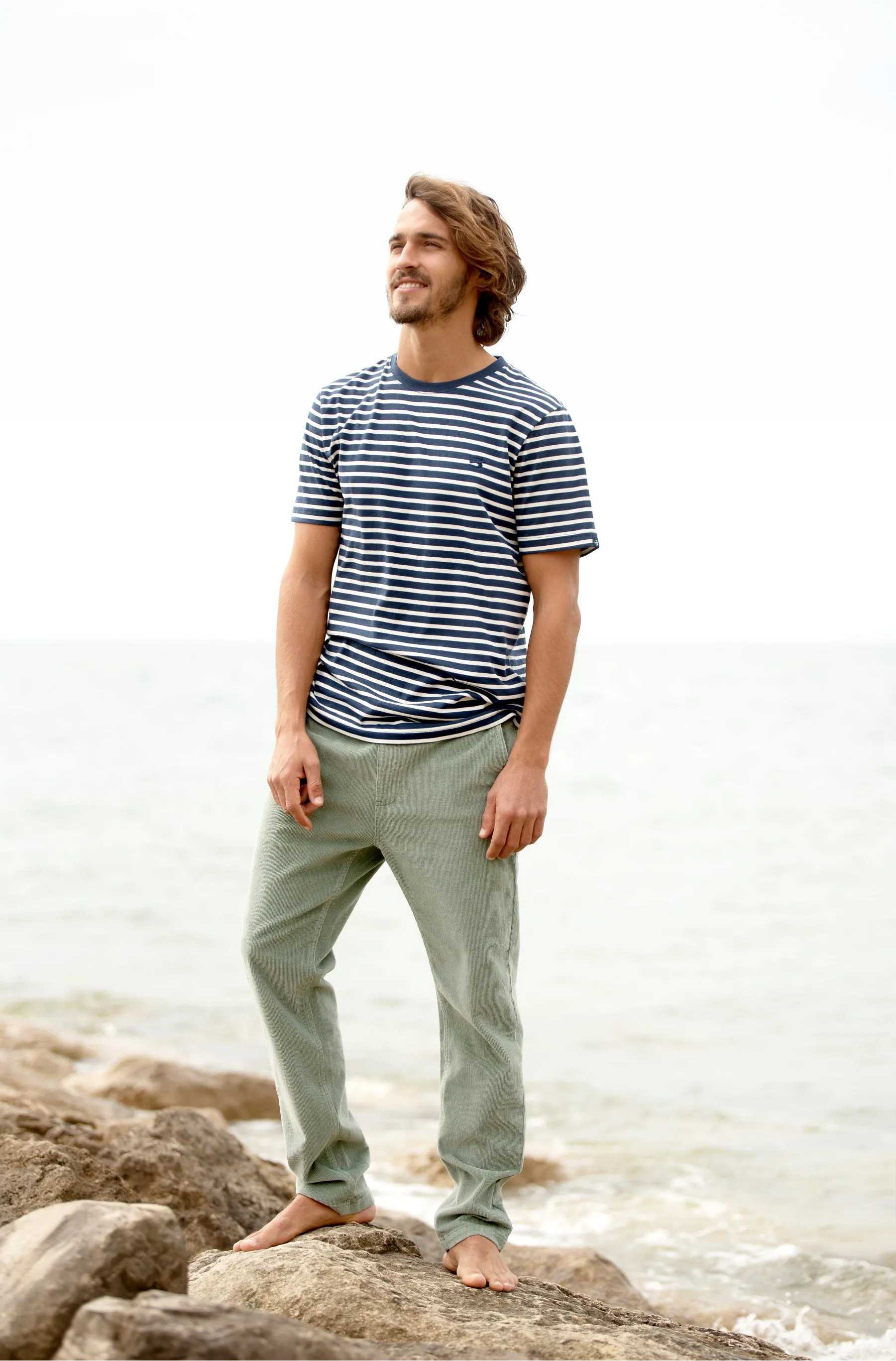 Khaki Corduroy Trousers