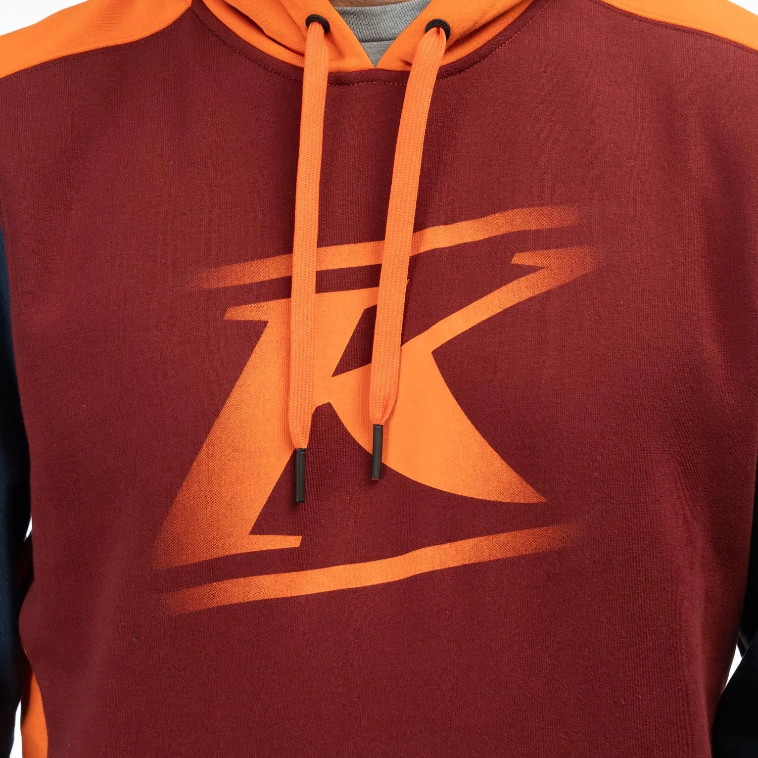 Klim Men's Drift Pullover Hoody Cabernet/Red Orange