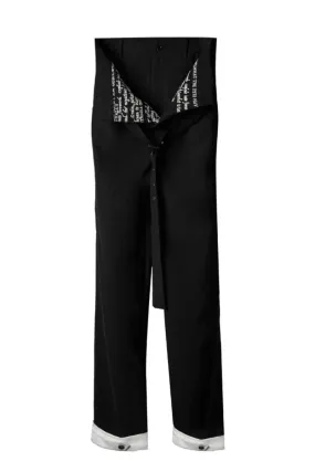 Layered Embroidery Trousers