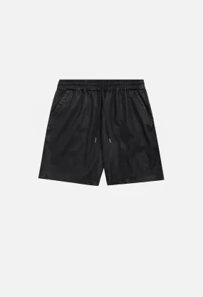 Leather LA Shorts / Black