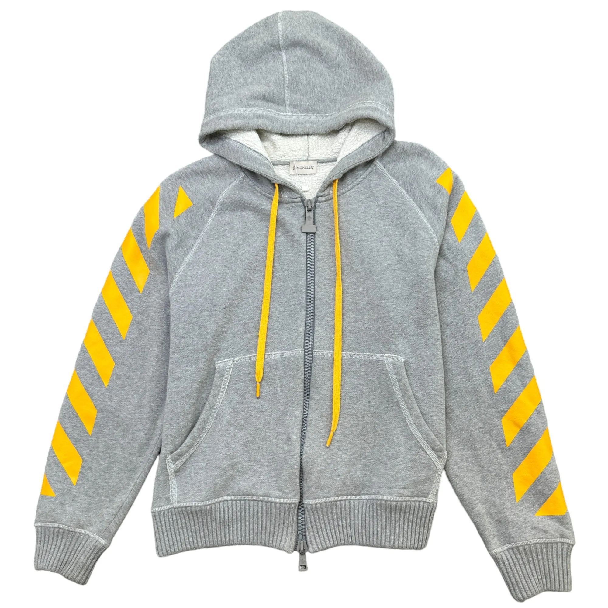 Men's X Off White Hoodie Grey Size S