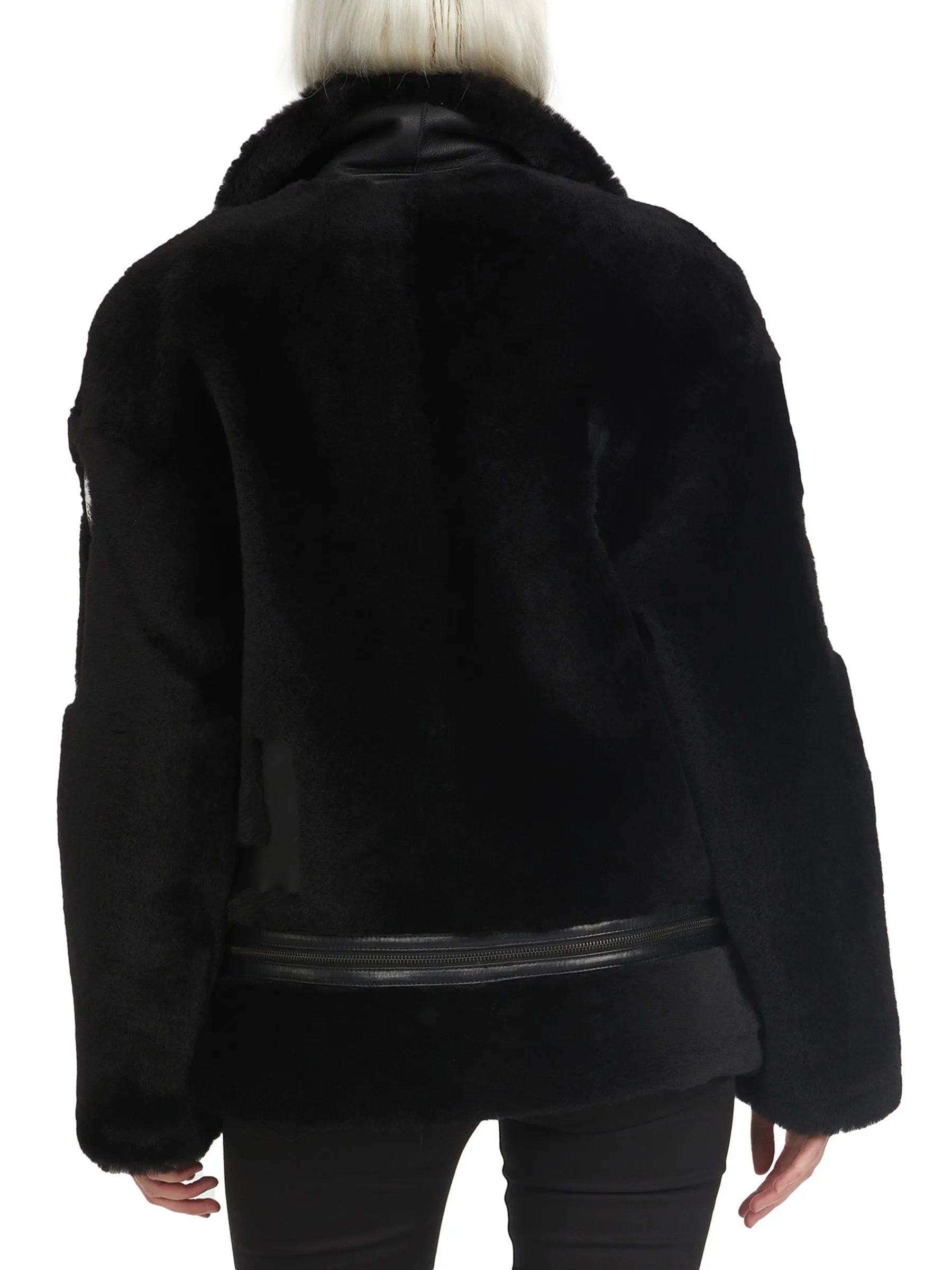 Naomi Women's Shearling Perfecto Jacket