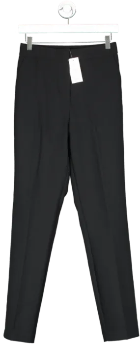 New Look Black Slim Fit Long Length Trousers UK 8