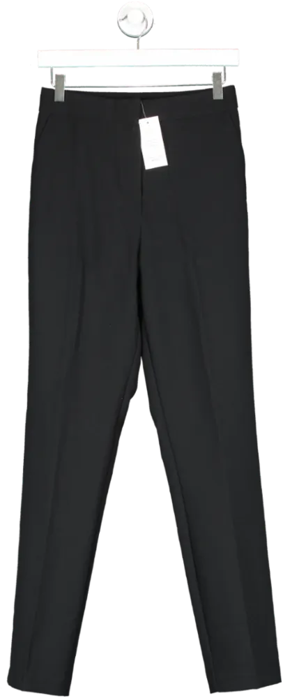 New Look Black Slim Fit Long Length Trousers UK 8