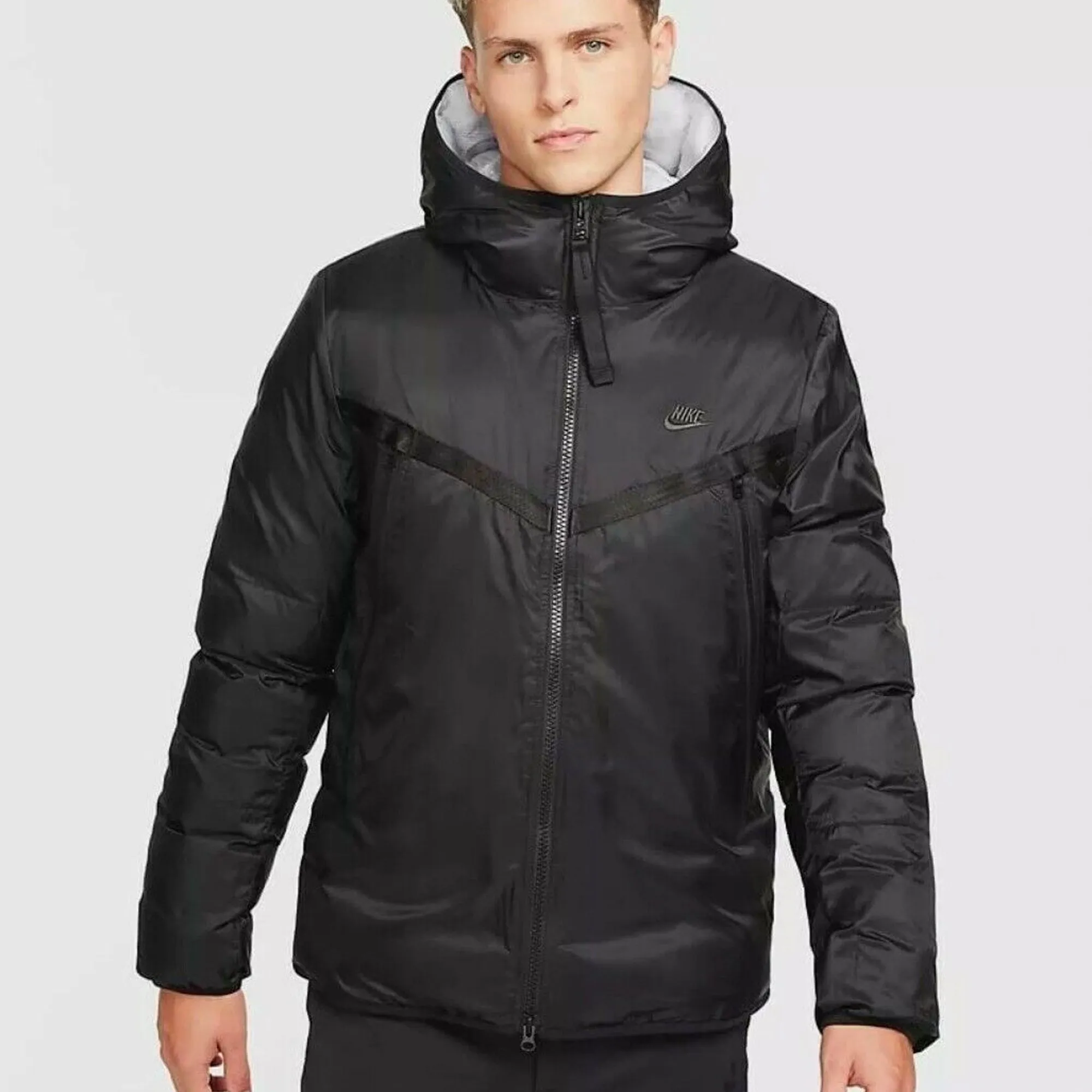 Nike Mens Sportswear Therma-FIT Hooded Jacket 'Black'