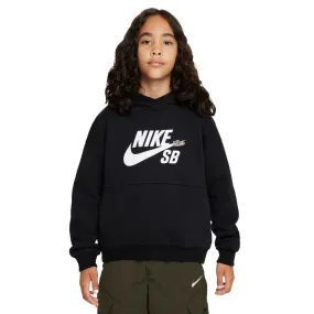 Nike SB Big Kid's Icon Fleece Black/White