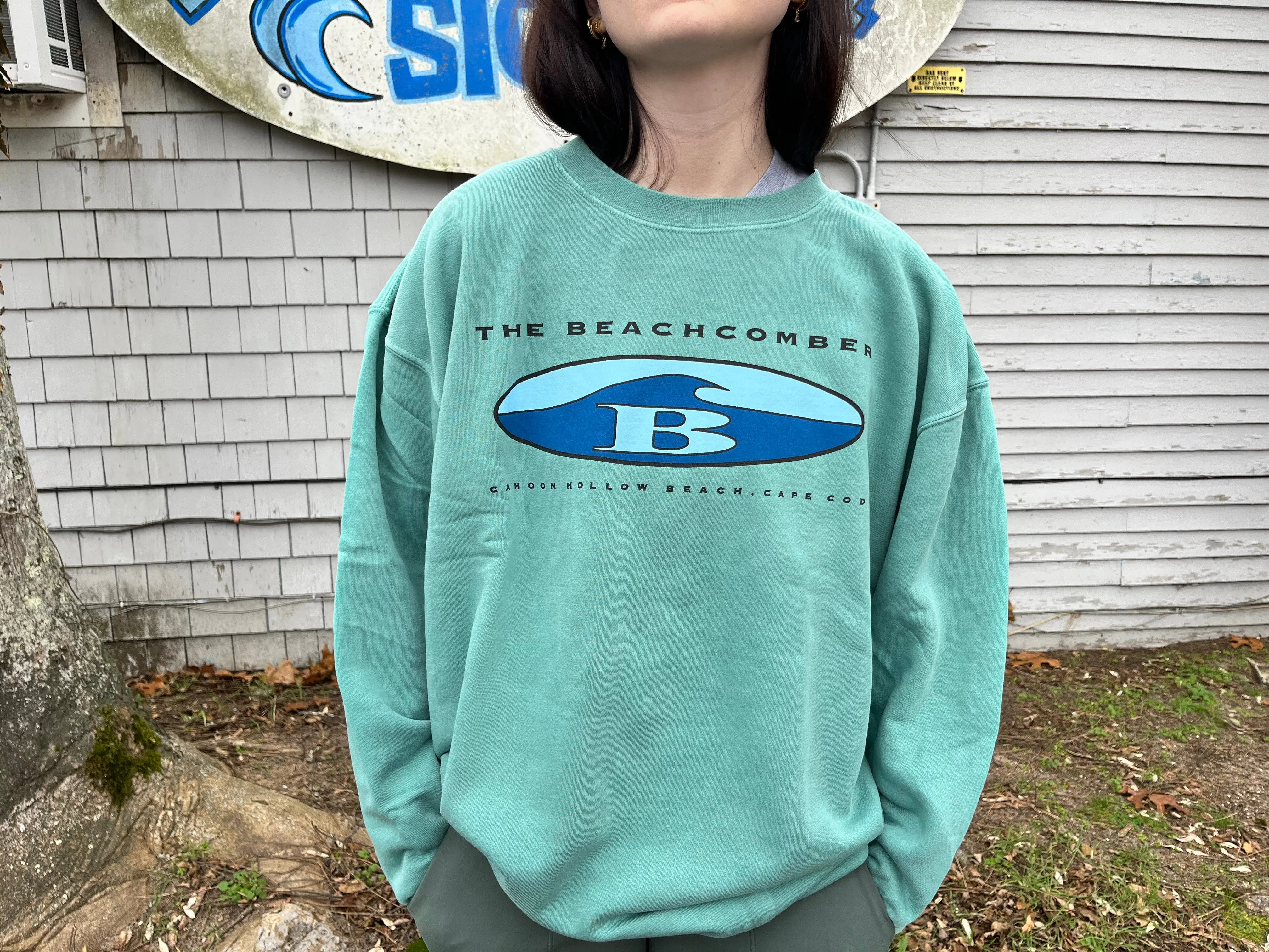 Oval B Crewneck