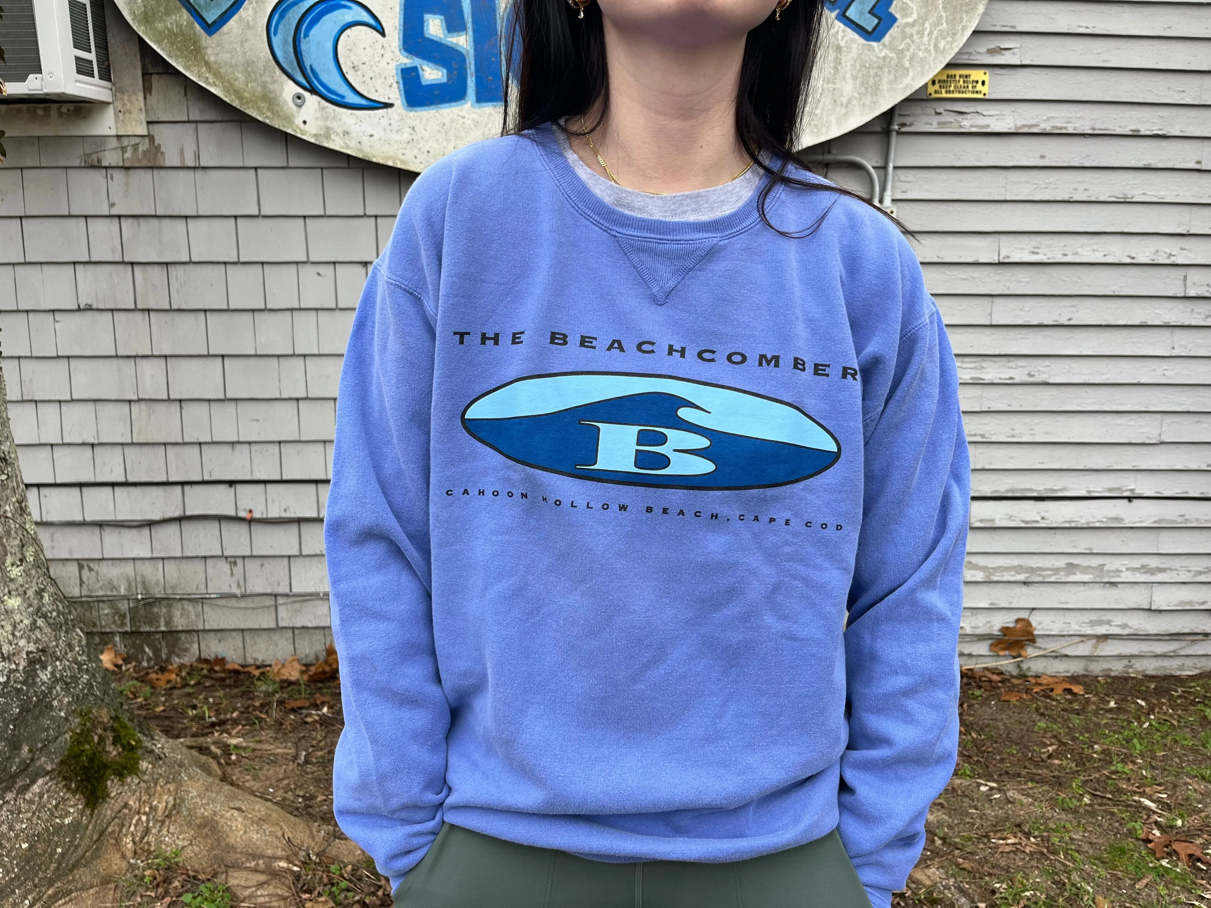 Oval B Crewneck