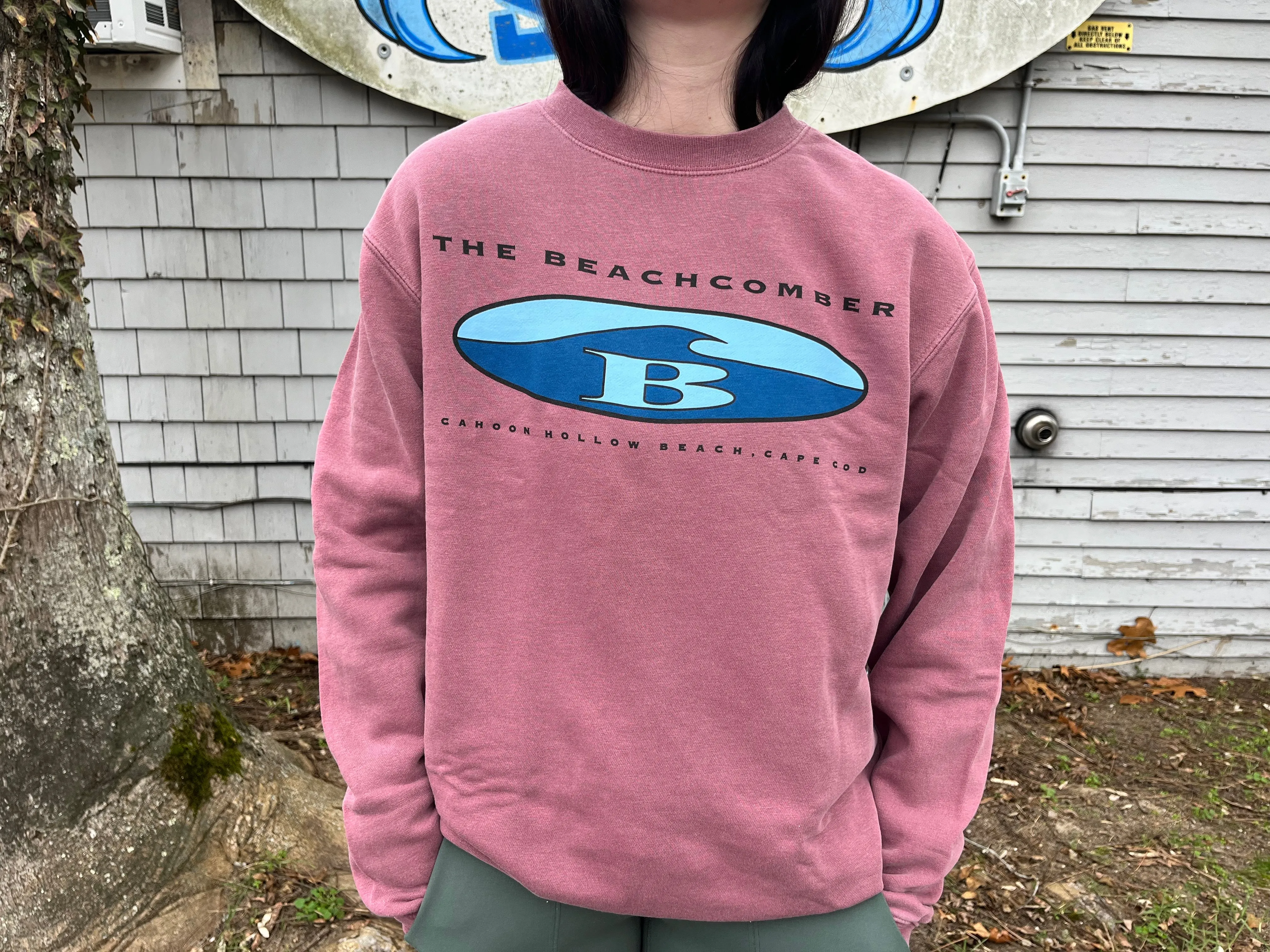 Oval B Crewneck