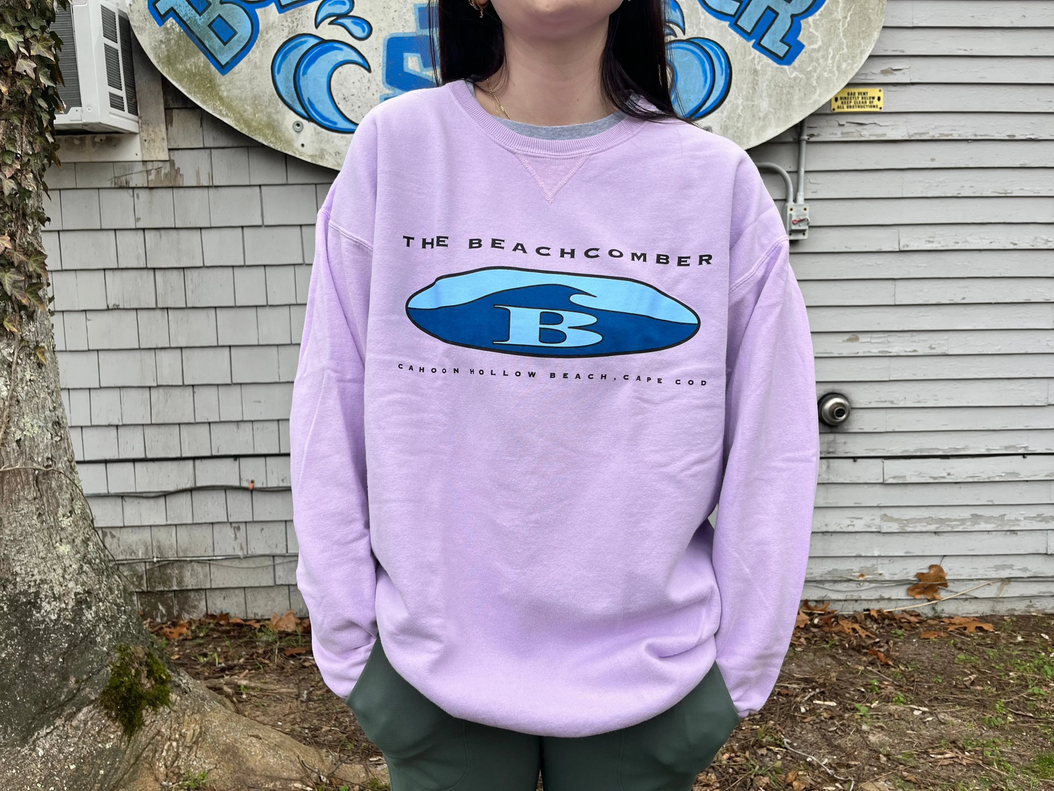 Oval B Crewneck