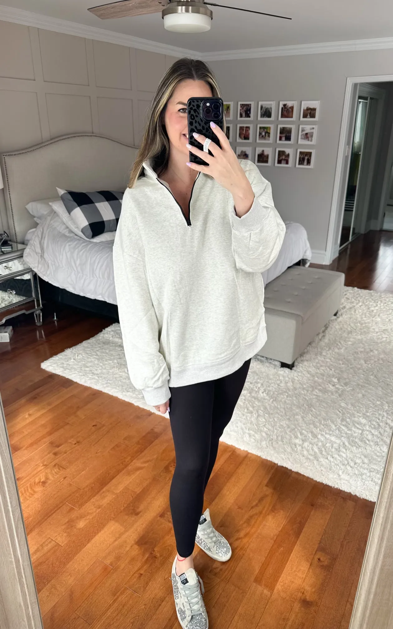 Stylish Oversized Quarter Zip Pullover for Ultimate Comfort and Versatile Layering