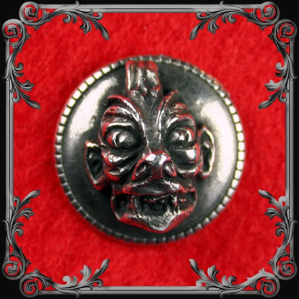 Pair of Pazuzu Buttons