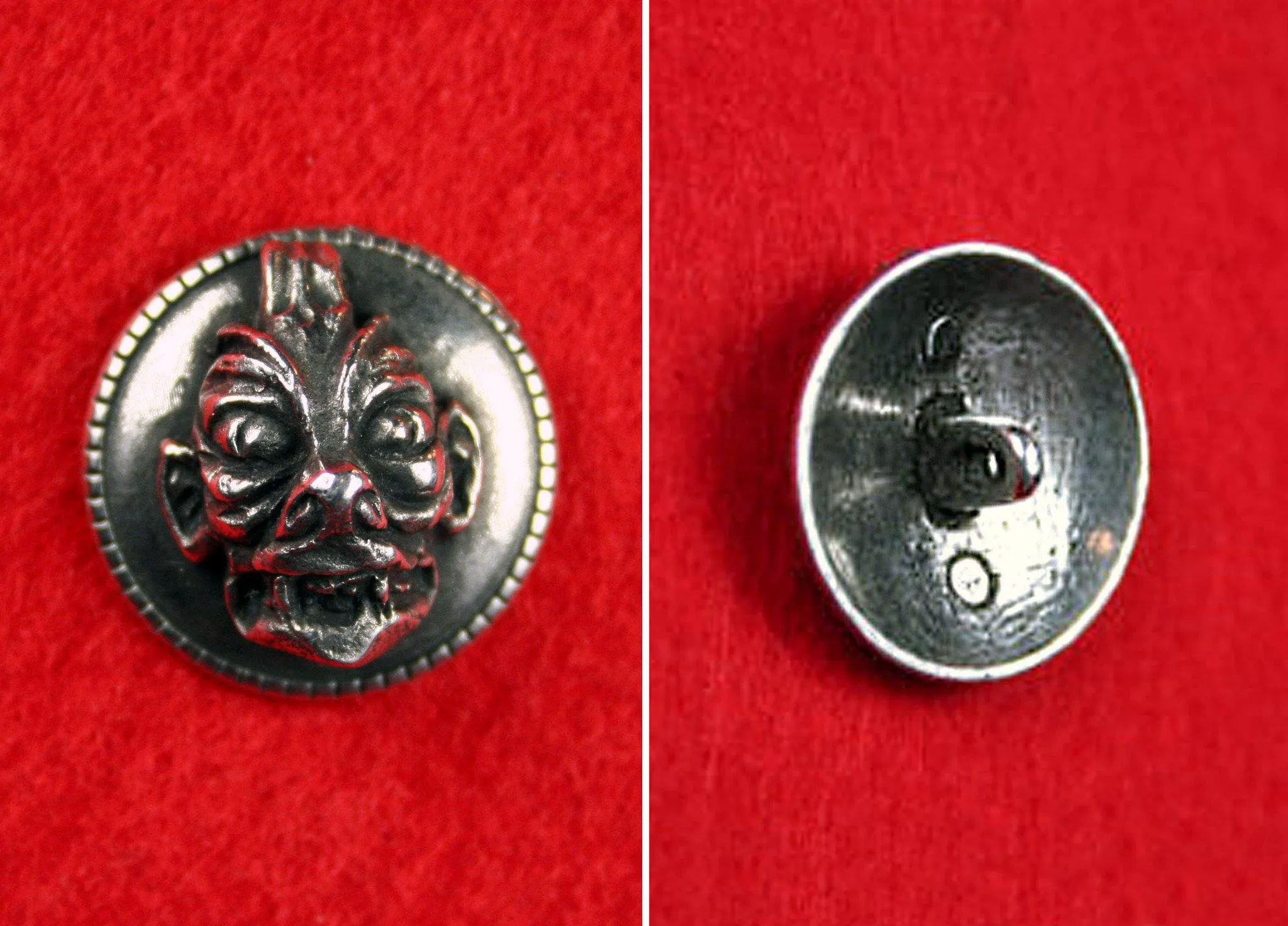 Pair of Pazuzu Buttons