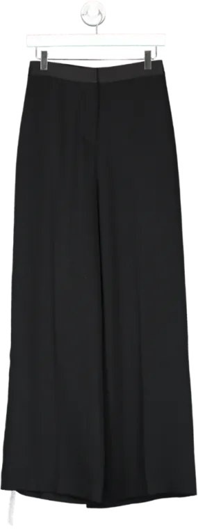 Phase Eight Black Elandra Wide Leg Tux Trousers UK 8