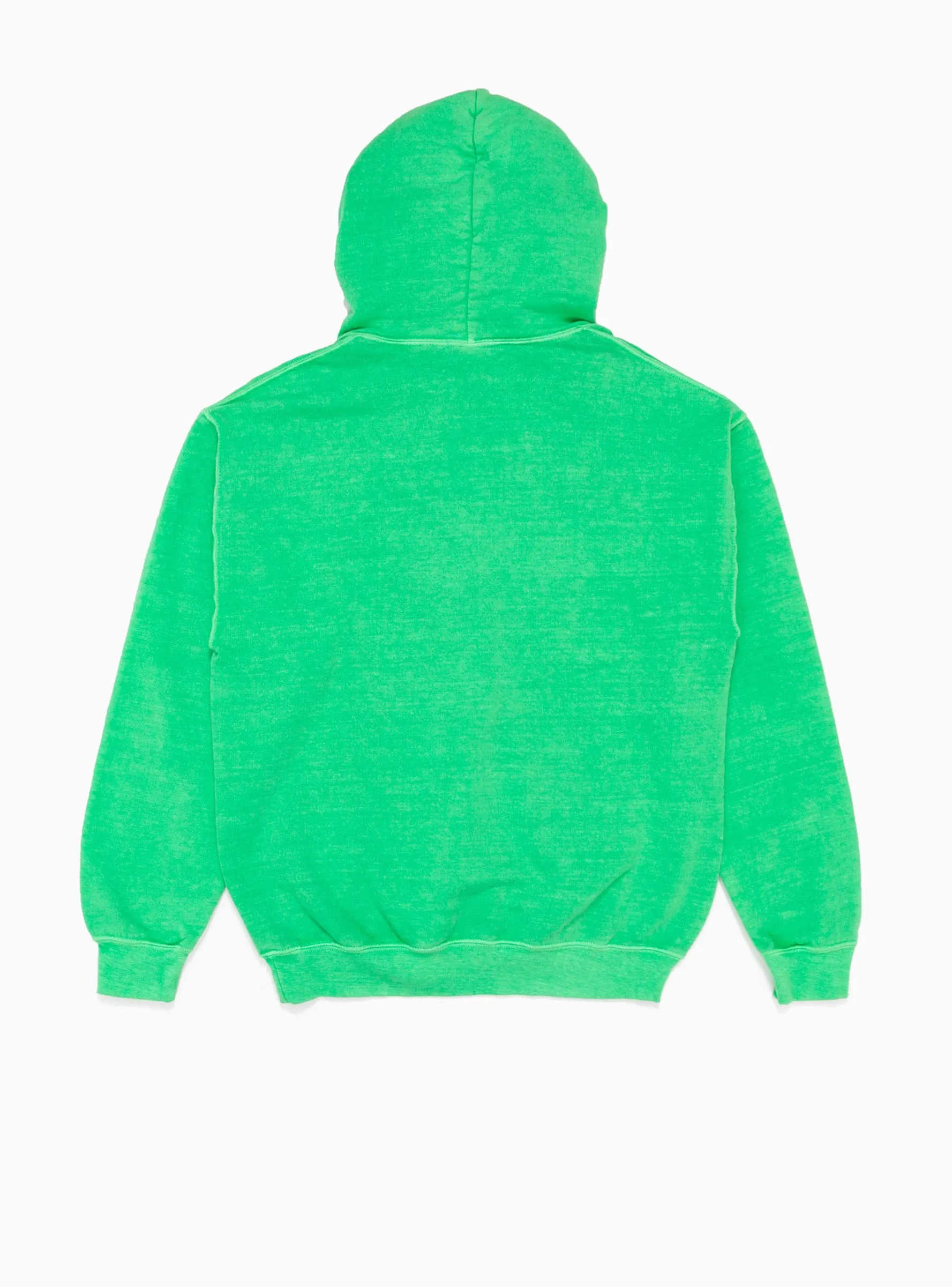 Pigment Dyed Hoodie Green