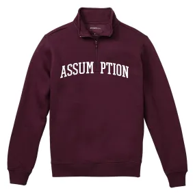 Quarter Zip - Maroon - Assumption