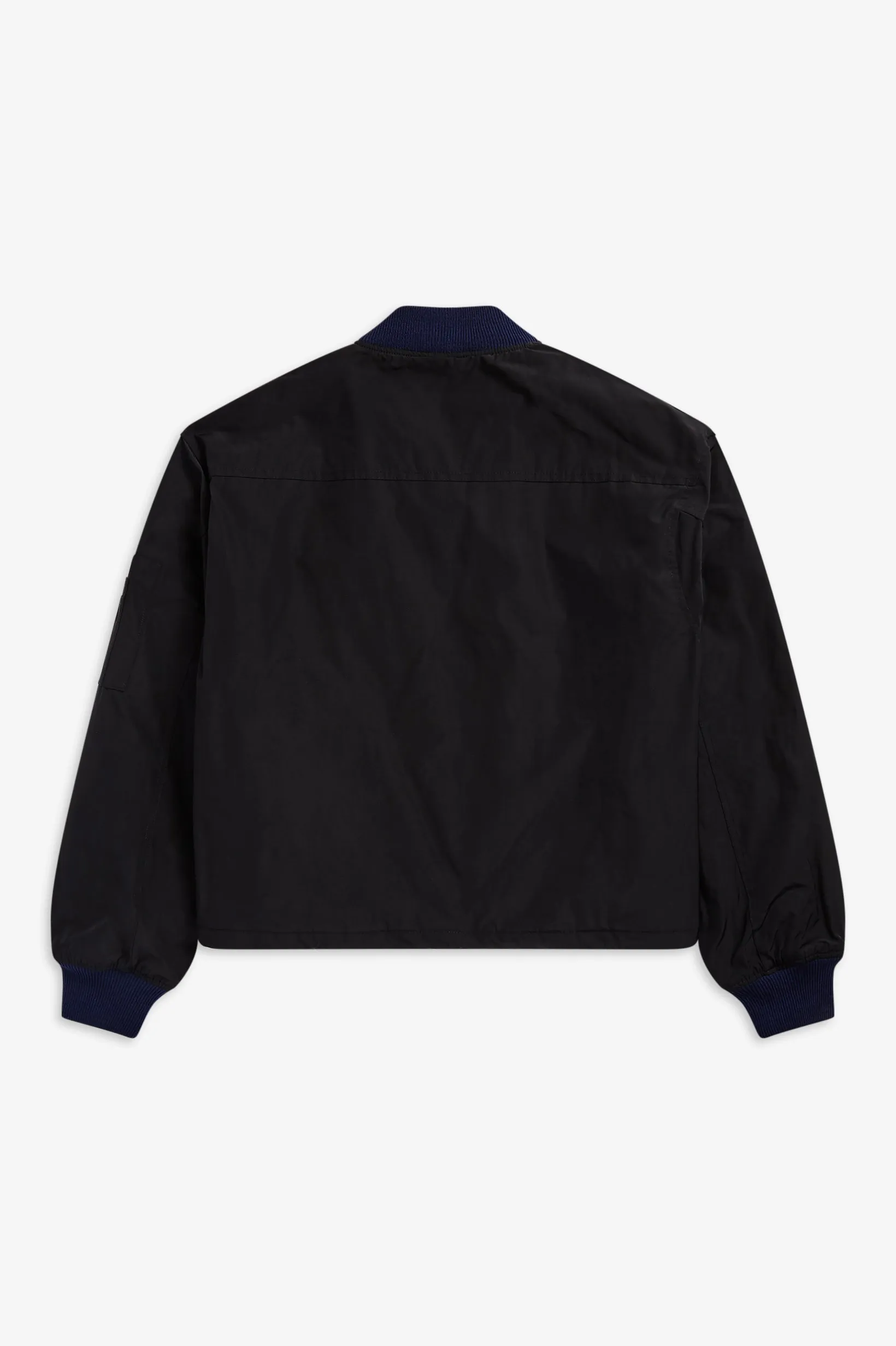 Raf Simons Black Wadded Bomber Jacket