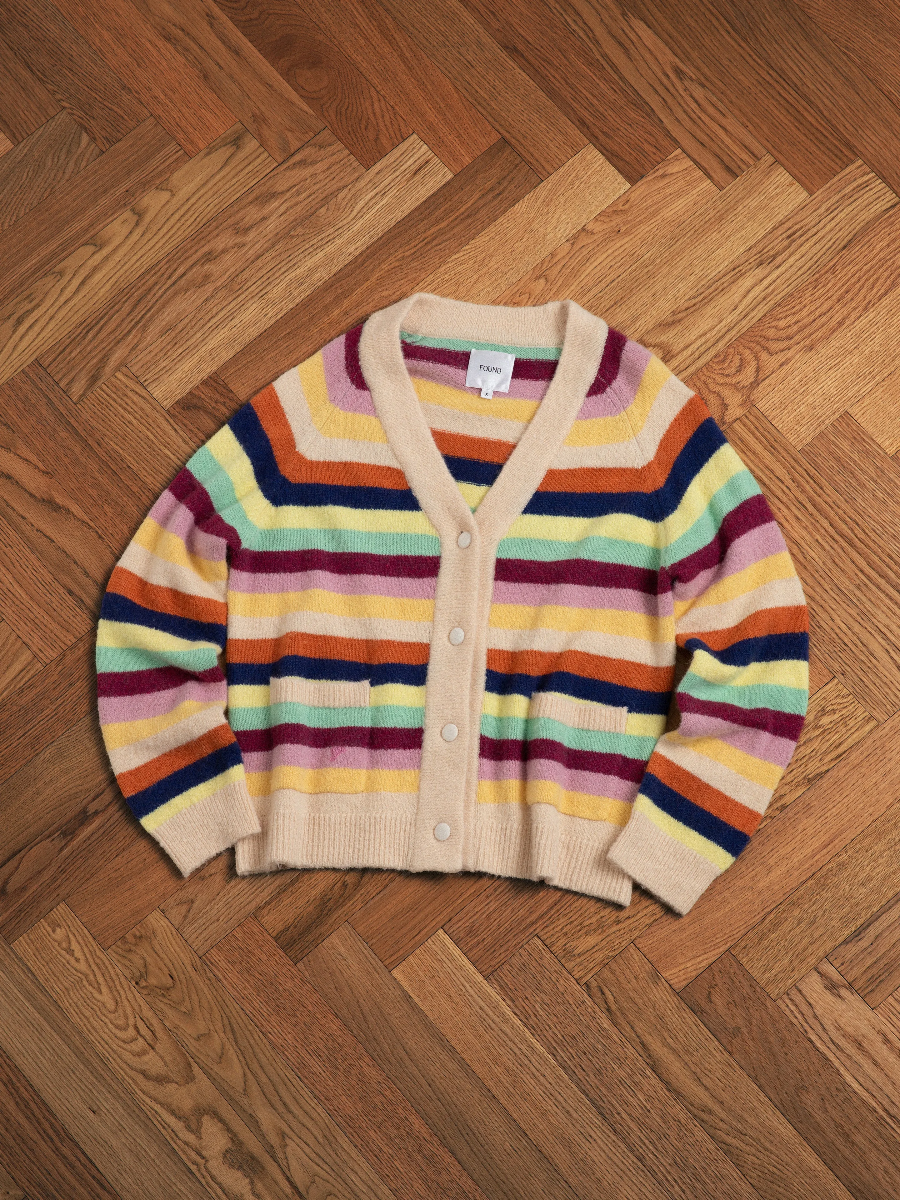 Razi Multi Stripe Cardigan