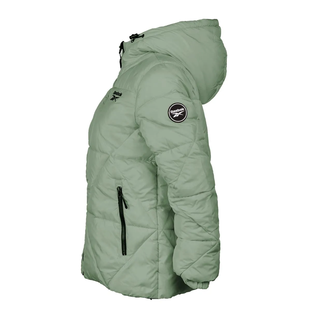 Reebok Women's Puffer Jacket with Sherpa Lining