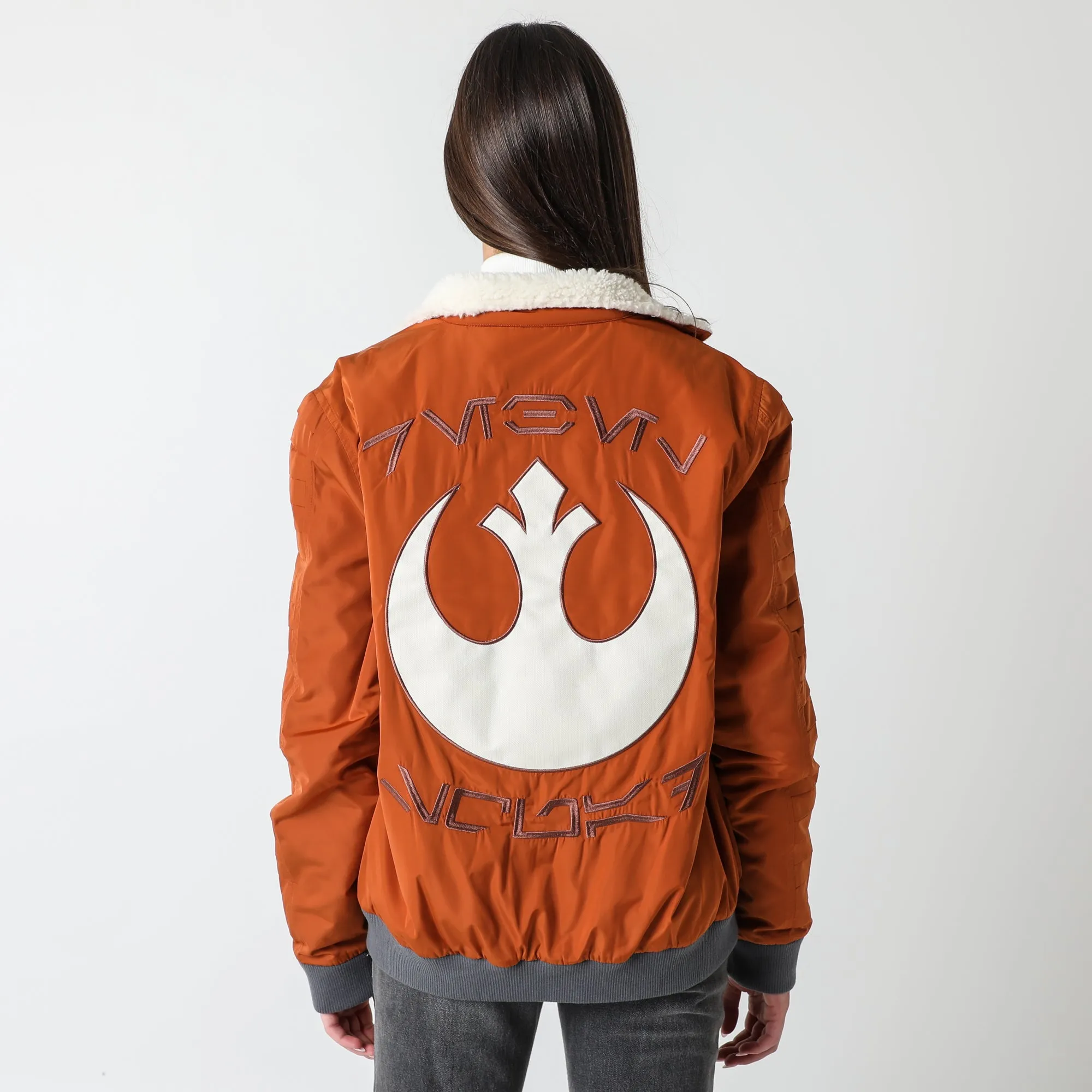 Rogue Squadron Pilot-Inspired Leather Bomber Jacket