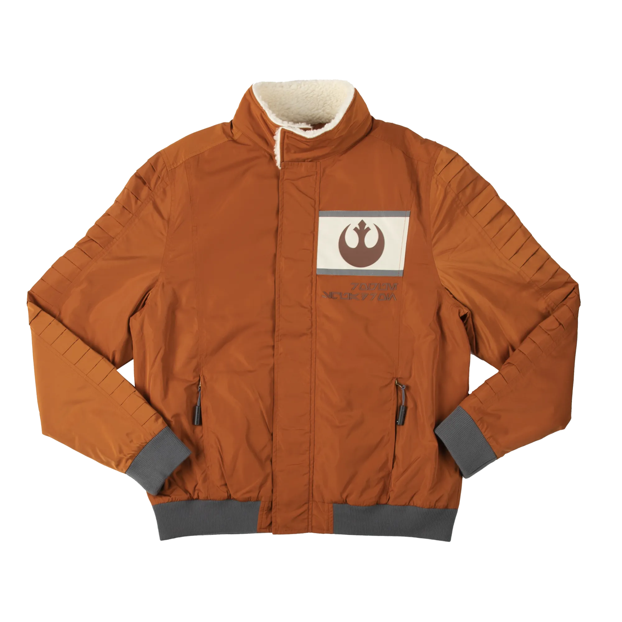 Rogue Squadron Pilot-Inspired Leather Bomber Jacket