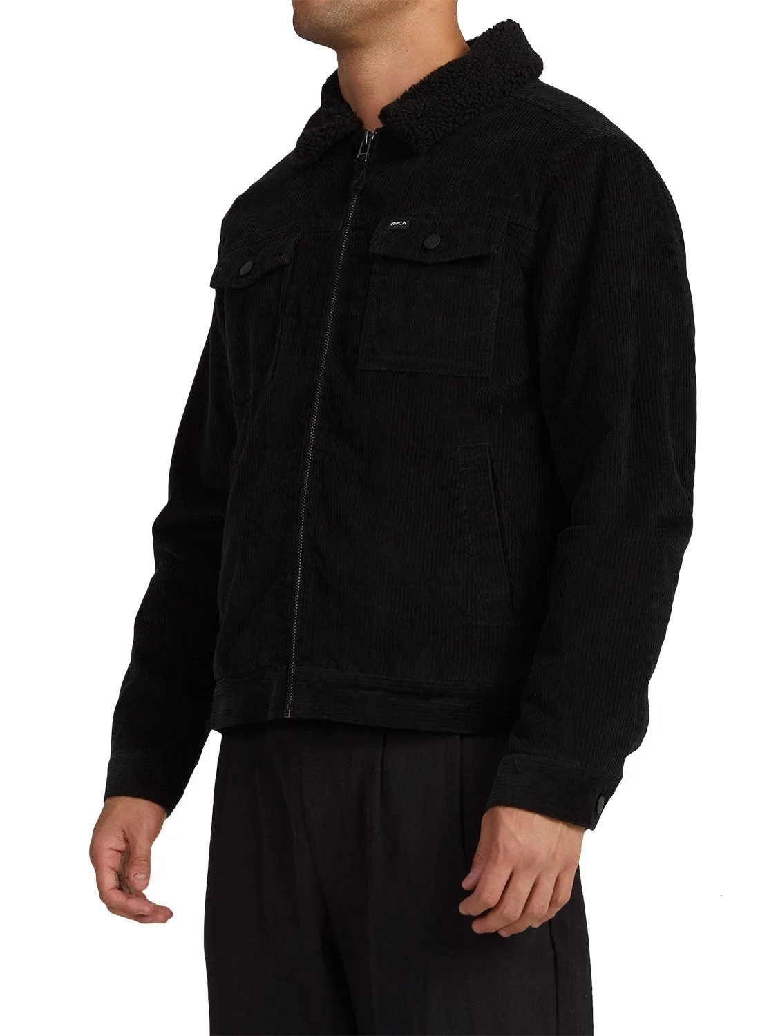 RVCA Men's Easy Trucker Sherpa Jacket