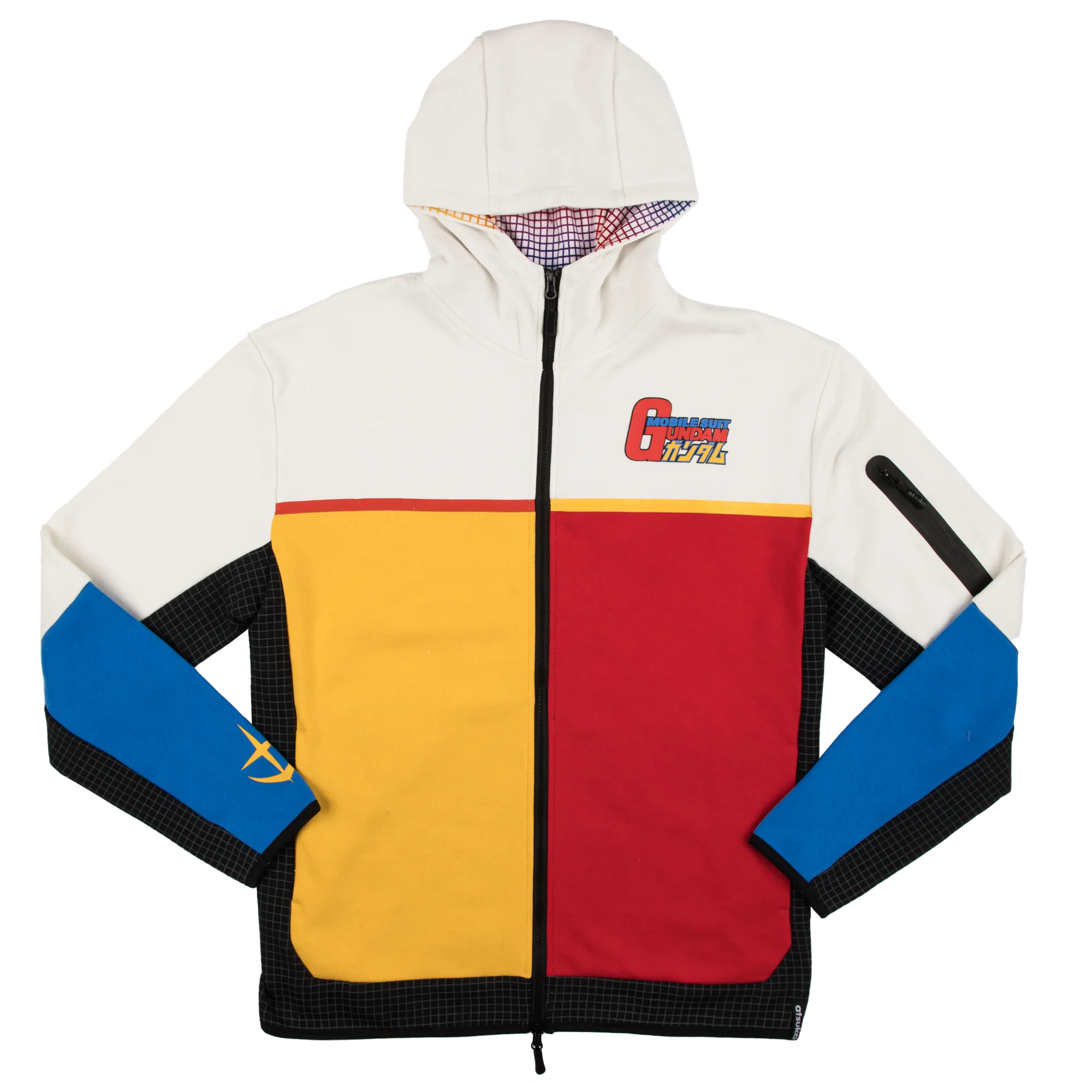 RX-78-2 Contrast Zip Hoodie