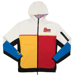 RX-78-2 Contrast Zip Hoodie