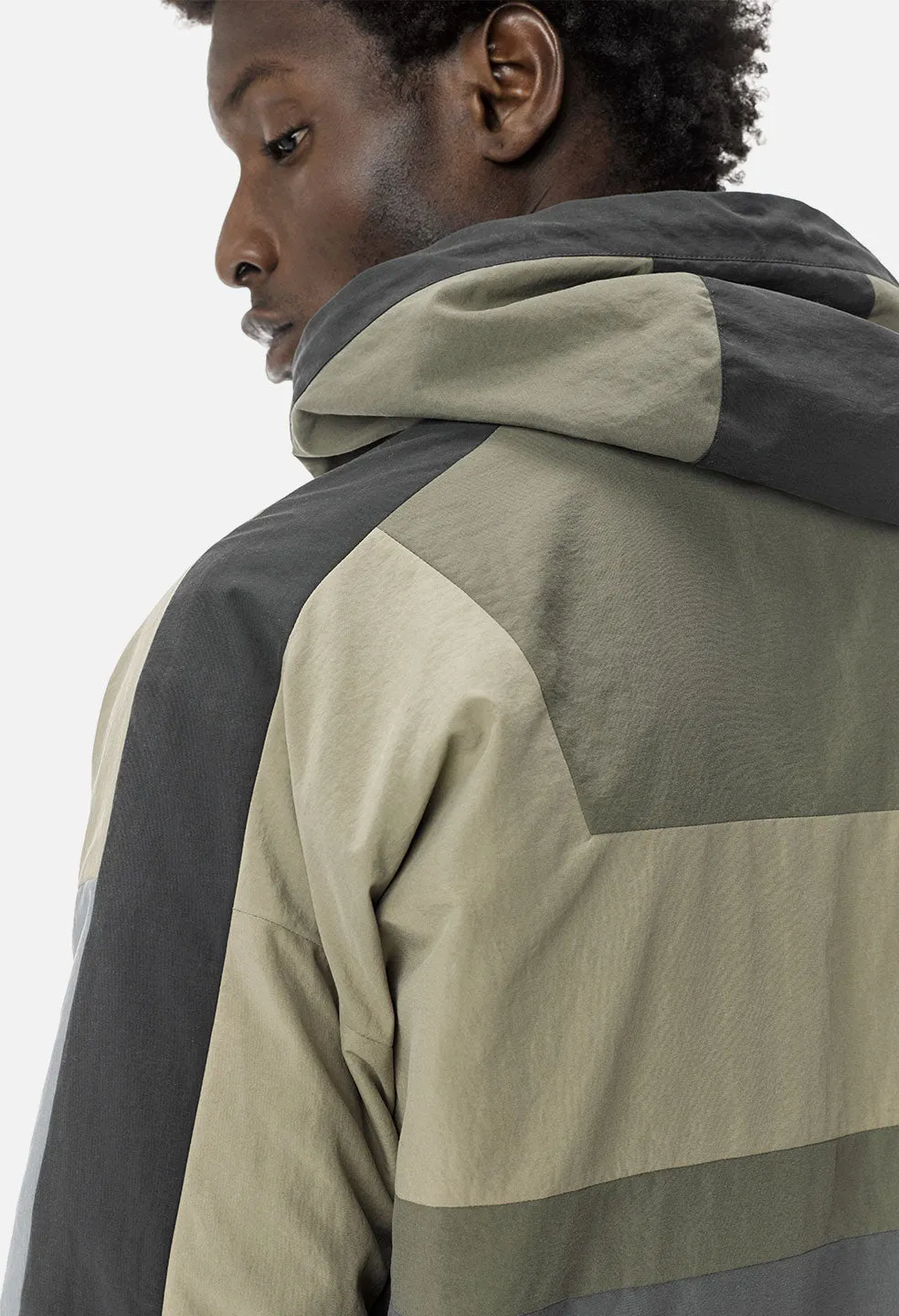 Sail Pullover / Tan x Olive