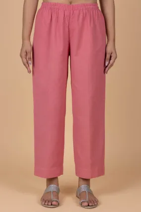 Salmon Pink Trousers