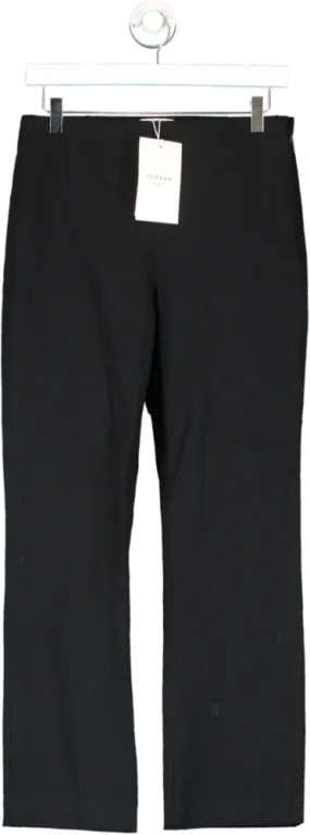 Ciara Black 7/8 High Waisted Trousers by Sezane, UK Size 10