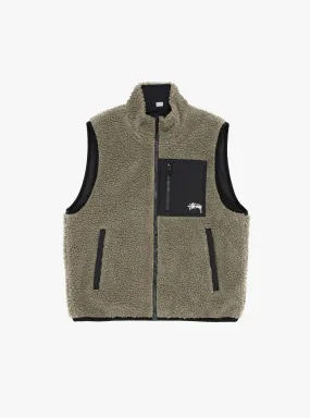 Sherpa Reversible Vest Stone