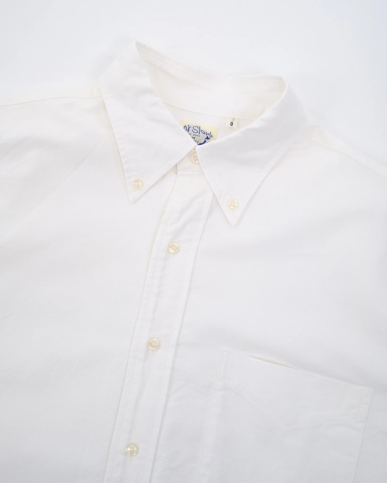 STANDARD OXFORD WHITE BUTTON DOWN SHIRT