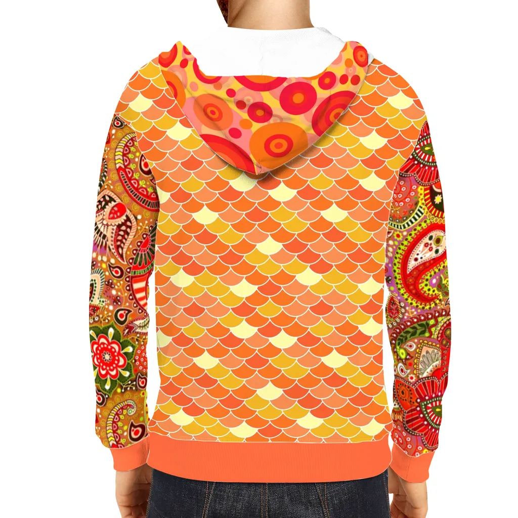 Tangerine Kiss Unisex Pullover Hoody