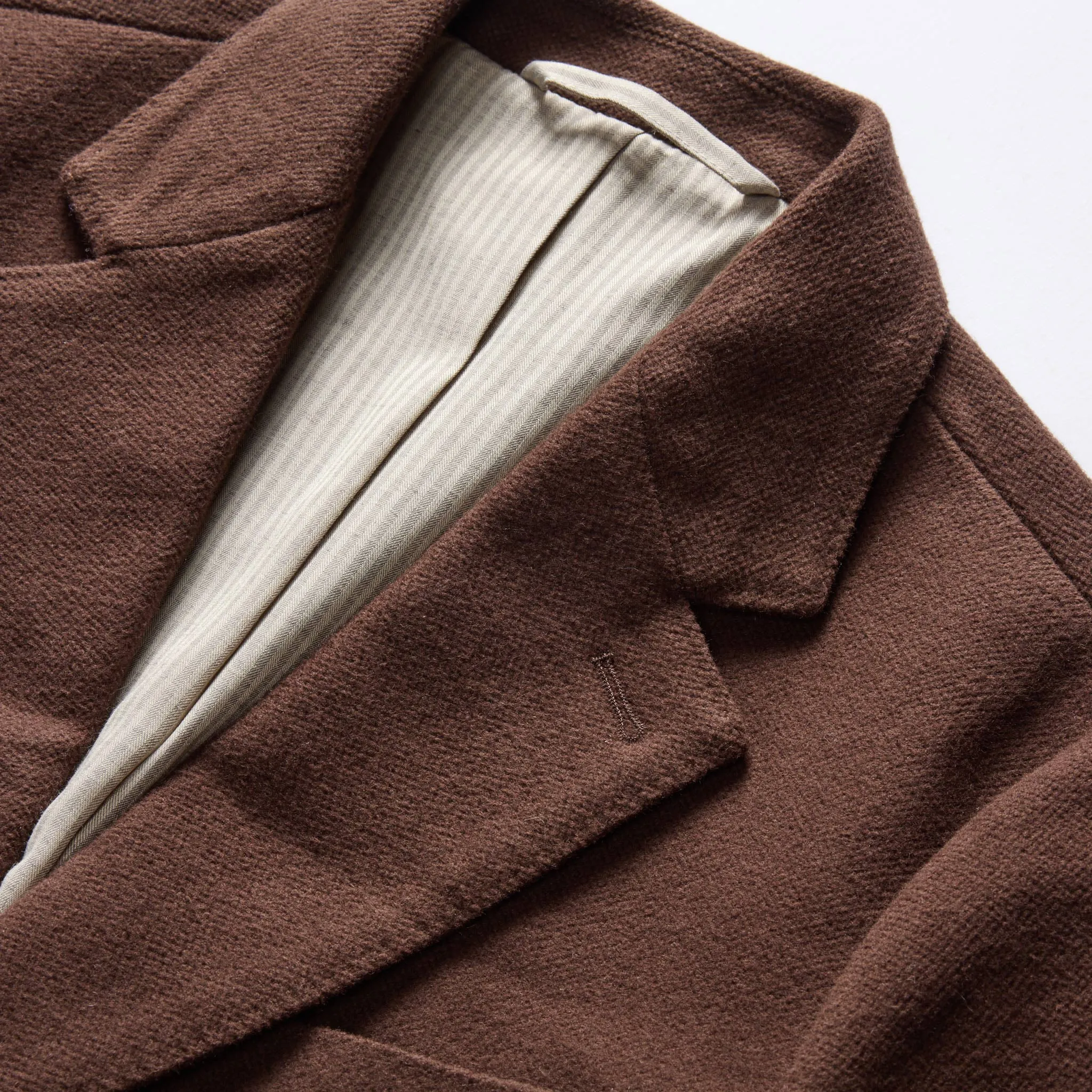 Dark Chestnut Moleskin Sheffield Sportcoat