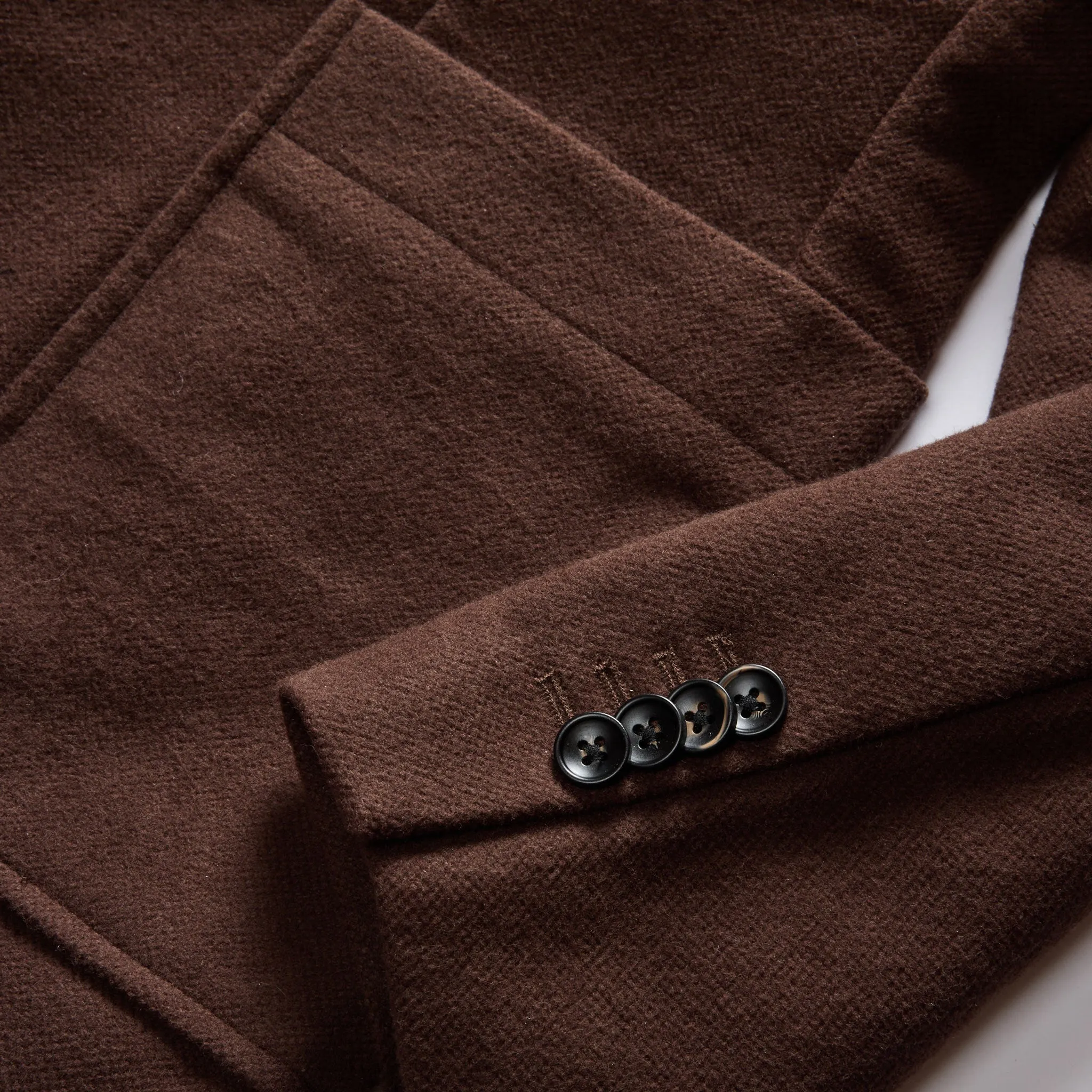 Dark Chestnut Moleskin Sheffield Sportcoat