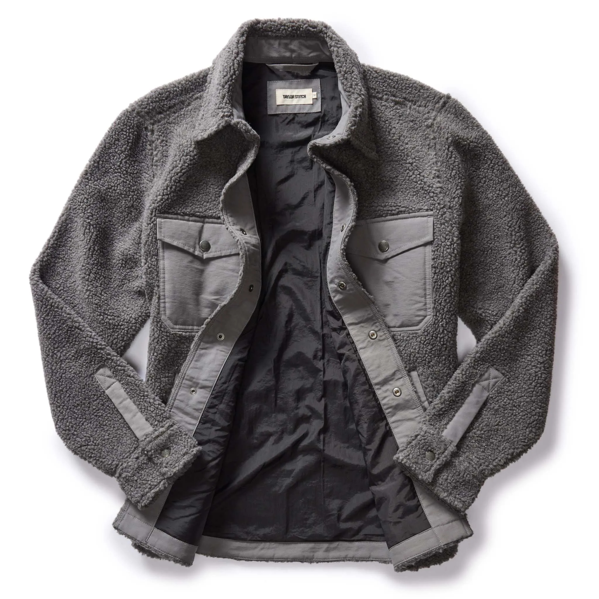 The Timberline Jacket in Greystone Fleece