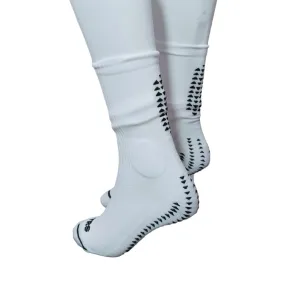 TRS technical football socks   leg warmers P644 P777 white