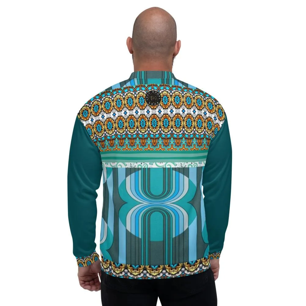 Turquoise Tonight Unisex Bomber Jacket