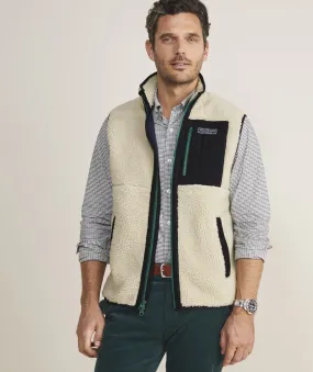 Vineyard Vines Men's Sherpa SuperShep Vest - Stone