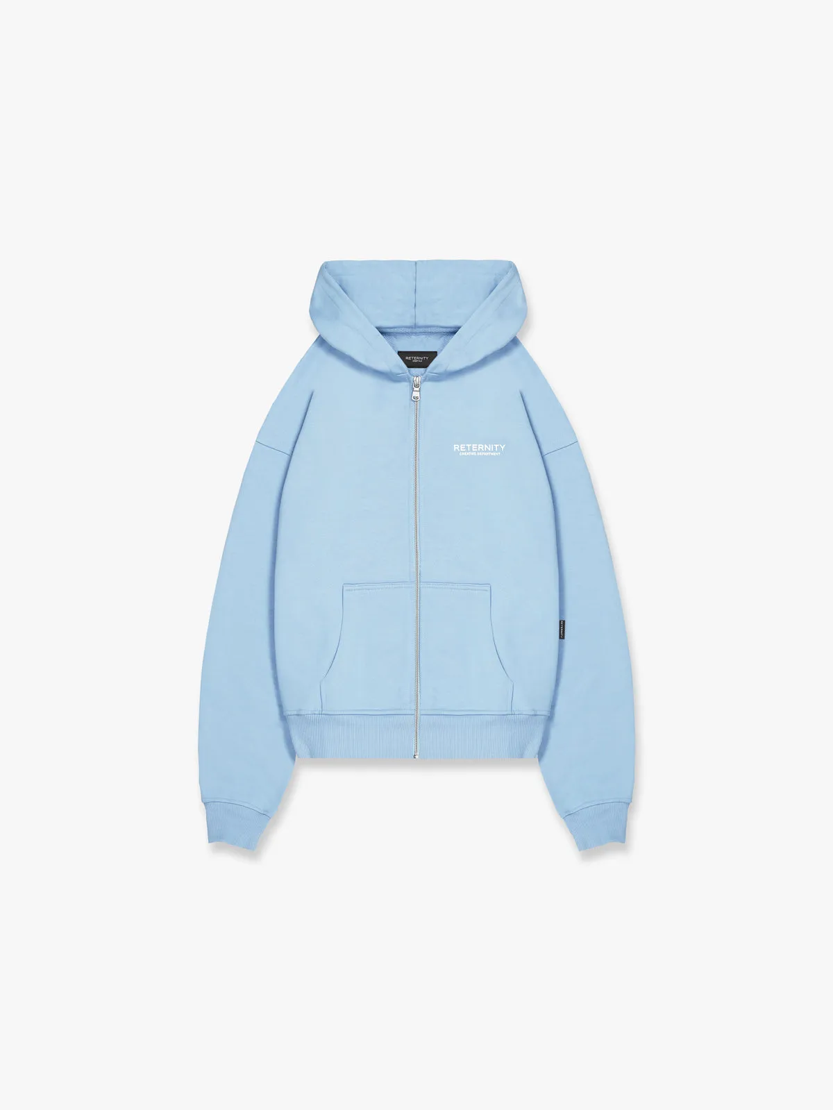 ZIP HOODIE CREATIVE DEPT - LIGHT BLUE