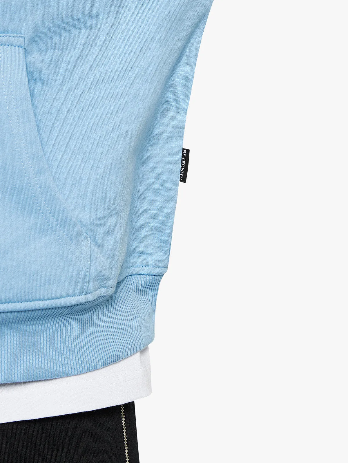 ZIP HOODIE CREATIVE DEPT - LIGHT BLUE